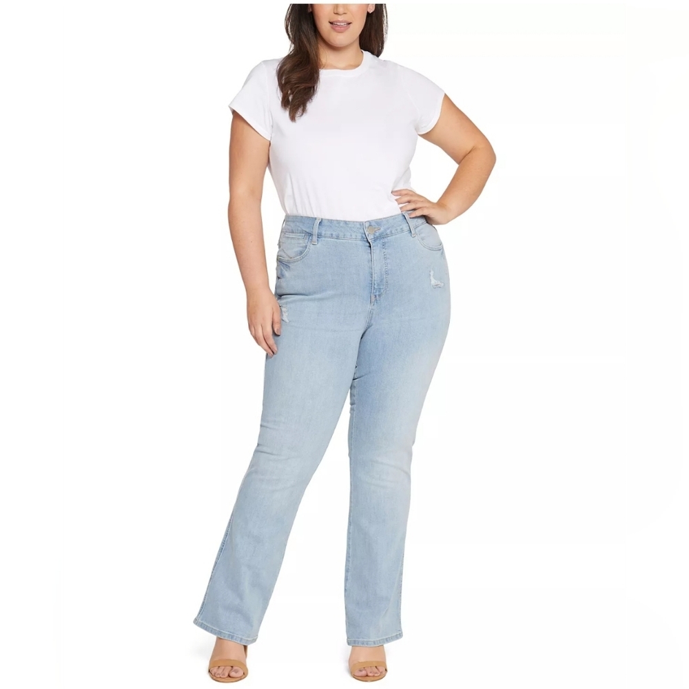 Host Pick NWT SEVEN7 JEANS Bombshell High Rise Bootcut Plus Size - Picture 1 of 11